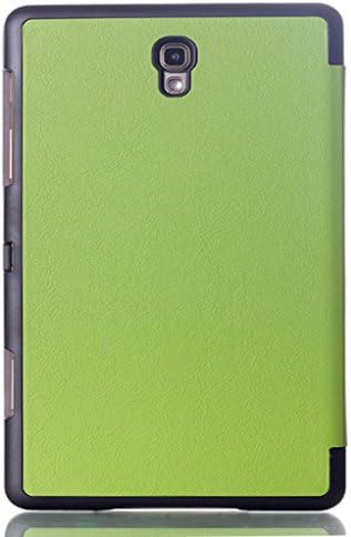Weview(TM) Samsung Galaxy Tab S 8.4 Tablet Case ,Ultra Slim Lightweight Smart-shell PU Leather Fit Stand Case Cover for Samsung Galaxy Tab S 8.4 Tablet Case +One Screen Protectors +Fishbone Cable Winder(Green)
