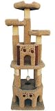 Pussycat Palace Kitty Gym with Cherry Wood Accents : Size CARPET ONLY - NO WOOD