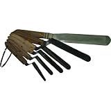 Newborn 6-Piece Wooden Handled Offset Spatula Set