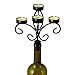 Boulevard Wine Bottle Candelabra, Black