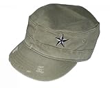 Destroyed Military Patched Cap w/ Star (5 Colors)