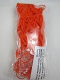 Latex Free Rubber Band Refill + C-clips - Orange