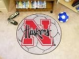 Nebraska Cornhuskers Soccer Ball Mat