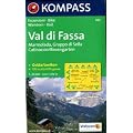 Val di Fassa, Marmolada, Gruppo di Sella: Wander- und Radtourenkarte. Carta escursionistica, cicloturistica. GPS-genau. 1:25.000