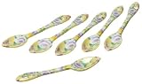 Yedi Houseware Classic Coffee and Tea French Garden Spoons, Set of 6