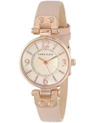 Anne Klein Womens 10/9442RGLP Rose Gold-Tone and Blush Pink Watch