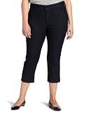 Not Your Daughters Jeans Womens Plus-Size Vera Back Slit Crop Jean