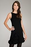 Valentino Red Knot Tie Black Dress