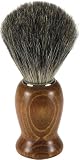 Swissco Badger Shave Brush Dark Wood Handle