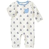 GYMBOREE(ジンボリー) ペンギン 1-ピース ペンギン プリント ロンパース長袖 0～3ヶ月【並行輸入】