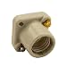 Leviton 19062 Medium Base, One-Piece, Keyless, Incandescent, Unglazed Porcelain Lampholder, Pony Cleat, Single Circuit, Open Terminal, White