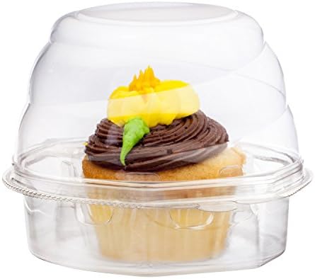 Individual Cupcake Containers, Set of 45, By Tamebird