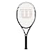 Wilson Hyper Hammer 5.3 Strung Tennis Racket (Black/White, 4 3/8)