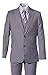 Boys Slim Fit Light Grey Suit in Toddlers to Boys Sizing