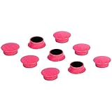 E-Value カラーマグネット 小 直径20mm 9個入 レッド EMT-09RE