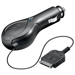 Wentronic KFZ-Ladekabel 12V/24V mit Kabelrolle f�r Apple iPod/iPhone 3G/4 schwarz