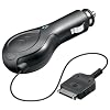 Wentronic KFZ-Ladekabel 12V/24V mit Kabelrolle f�r Apple iPod/iPhone 3G/4 schwarz