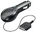 Wentronic KFZ-Ladekabel 12V/24V mit Kabelrolle für Apple iPod/iPhone 3G/4 schwarz