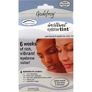 Godefroy Instant Eyebrow Tint Permanent Eyebrow Color Kit Eyebrow Makeup