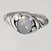 A Striking Sterling Silver Ring Featuring a title=