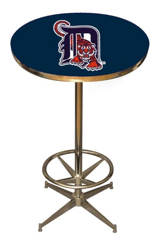 Imperial Detroit Tigers Licensed Pub Table