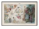 The Result of Too Much Prosperity, Conspicuous Consumption by the Rich While the Poor Starve Giclee Poster Print, 56x42