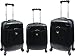 TPRC Hybrid 3 Piece Expandable Polyester Luggage Set