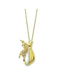 Sterling Silver & Gold-plated Angel of Perseverance 18in Necklace.