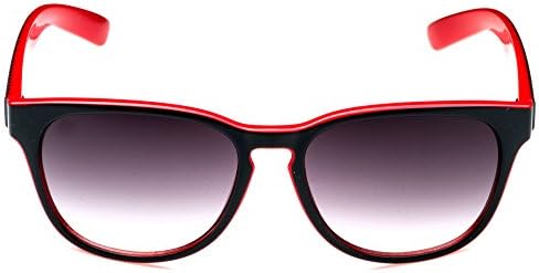 Red Black Frame/ Grey Gradient Lens