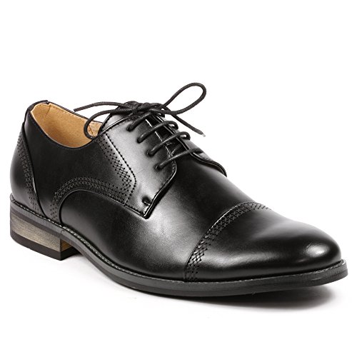 UV Signature G61069-133 Men's Lace Up Cap Toe Oxford Dress Shoes RUN BIG