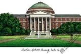 Southern Methodist University Lithograph 14x10 Limited Edition Unframed Lithograph