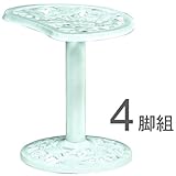 ���[�Y�`�F�A�[ �z���C�g 4�r�Z�b�g (���[�Y �_�C�j���O�V���[�Y)