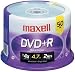 50-Pack DVD+R 4.7GB 16X Spindle