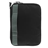 GTMax Premuim Black Frabric Zipper Pouch Cover Case For Amazon Kindle 2