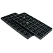 2 Black 32 Slot Travel Jewelry Charm Earring Display Tray Inserts