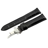 Just Bling Womens JB-20MMSILV_BLK 20mm Genuine