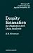 Density Estimation for Statistics and Data Analysis (Monographs on Statistics and Applied Probability)
