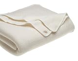 DKNY Pure Honeycomb King Blanket, White