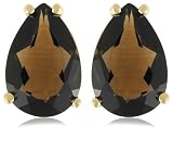 10k Yellow Gold Pear Shaped Smoky Quartz Earrings 41FX3Mtpw%2BL. SL160 10k Yellow Gold Pear Shaped Smoky Quartz Earrings