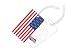 Travel Accessories American Tourister&Acirc;&reg; United States Flag ID Tag / 