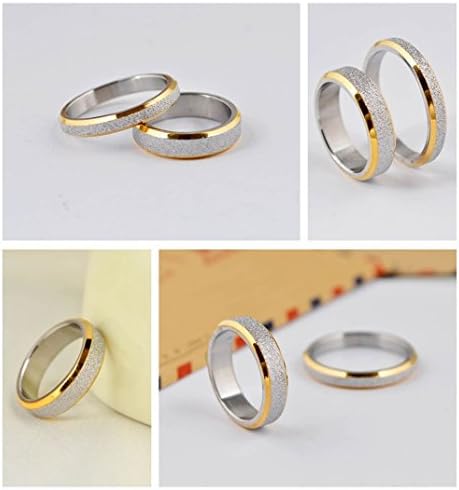 Jewelryfinds Fashion Vintage Titanium Steel Couple Popular Wild Ring