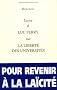 Lettre � Luc Ferry sur la libert� des universit�s