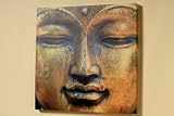 Bild "goldener Buddha" auf Leinwand - Keilrahmen
