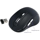41FX8noU BL. SL160  Daffodil WMS320B 5 Button 2.4GHz Nano Wireless Mouse with DPI Adjustable, Webpage Backward and Forward Buttons and 2xAAA Batteries Included   Black