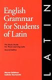 English Grammar for Students of Latin