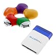 GTMax 4-Port High Speed USB 2.0 Hub For PC Computer Desktop Laptop Notebook (Package include a Mini Cleaning Brush)