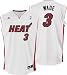 Dwyane Wade Jersey: adidas 2010 White Replica #3 Miami Heat Jersey - Medium