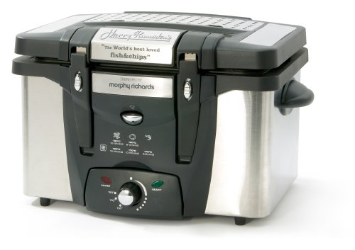 Morphy Richards Harry Ramsdens Fryer 45076 Stainless Steel