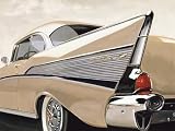 57 Bel Air by F Brook. Art Print On Canvas.. 47.25 inches width by 35.5 inches height. Art Print On Canvas.