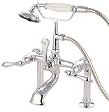 Kingston Brass CC104T1 Vintage Leg Tub Filler with Hand Shower, Metal Lever Handle, Polished Chrome 41FXAqlhPiL. SL160 Kingston Brass CC104T1 Vintage Leg Tub Filler with Hand Shower, Metal Lever Handle, Polished Chrome